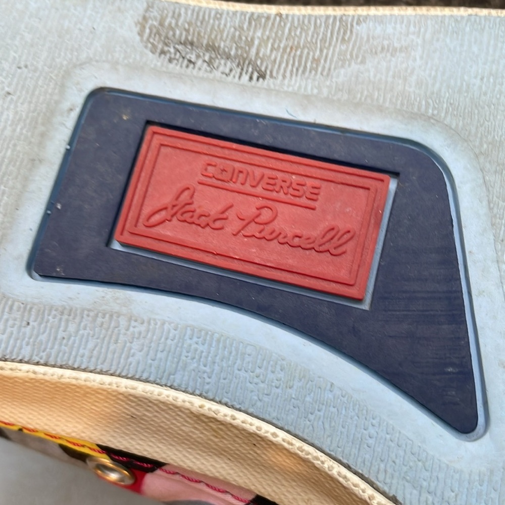 Converse Jack Purcell lace up cloth sneakers - Picture 7 of 12